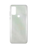Tapa trasera blanca para Motorola G Pure XT2163/2021 disponible para reparación en Guatemala.