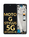 Venta al por mayor de pantalla con marco para Motorola Moto G Stylus 5G 2022 en Steel Blue en Guatemala.