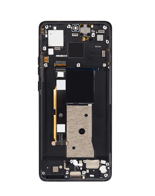 Pantalla OLED con marco Moto Edge 40 (XT2303-3 / 2023) (ECLIPSE BLACK) (Premium)