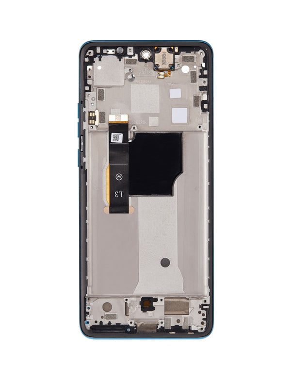 Reparación de pantalla Motorola Moto Edge 40 Neo con marco en Guatemala, con pantalla OLED de alta calidad.