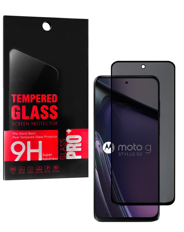 Protector de pantalla de vidrio templado de privacidad para Motorola Moto G Stylus 5G en Guatemala.