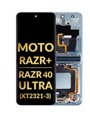 Reparación de pantalla OLED con marco para Motorola Moto Razr en Guatemala.