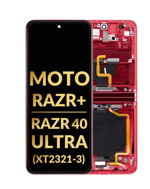 Consigue la mejor pantalla OLED con marco para Motorola Moto Razr+ / Razr 40 Ultra en Guatemala en nuestro taller autorizado.