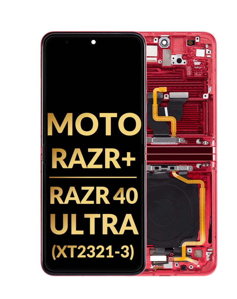 Consigue la mejor pantalla OLED con marco para Motorola Moto Razr+ / Razr 40 Ultra en Guatemala en nuestro taller autorizado.