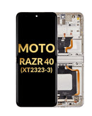 Reparación de pantalla con marco Motorola Moto Razr 40 en Guatemala.