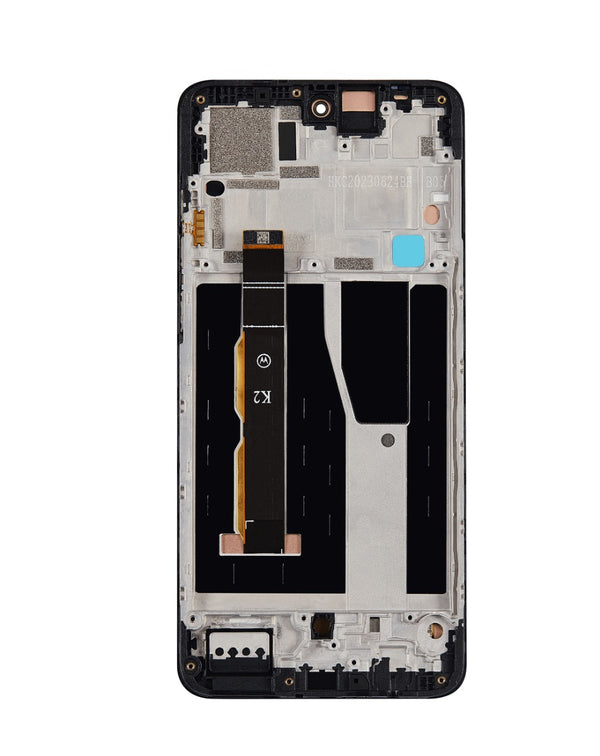 Reparación de pantalla con marco premium para Motorola Moto G84 en Guatemala.