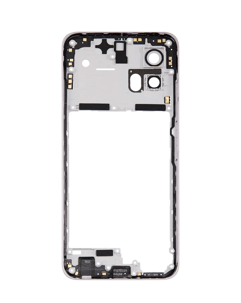 Carcasa media original color lila para Motorola Moto G Power 5G en Guatemala, disponible en mayoristas de repuestos y talleres de reparaciones.