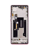 Compra la pantalla con marco color rosa para Motorola Moto Edge 50 Fusion 5G en Guatemala.