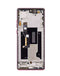 Compra la pantalla con marco color rosa para Motorola Moto Edge 50 Fusion 5G en Guatemala.