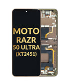 Reparación de pantalla con marco Motorola Moto Razr 50 Ultra en Guatemala.