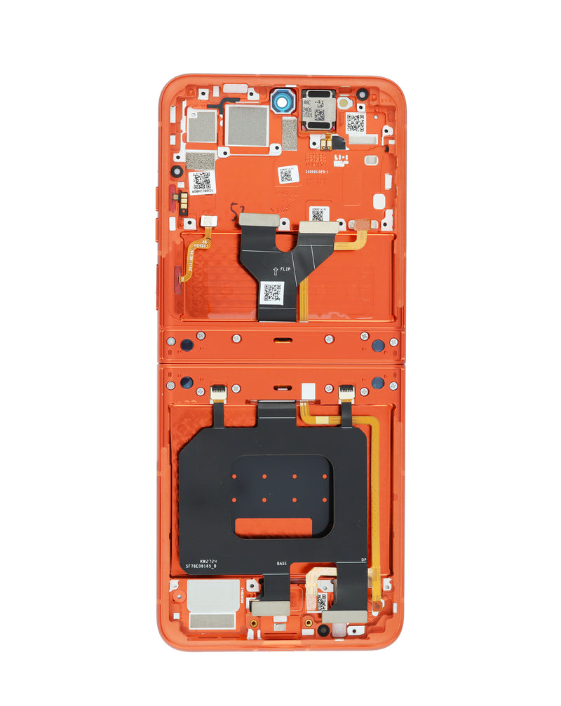 Reparación de pantalla OLED con marco para Motorola Moto Razr 50 en Guatemala.