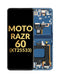 Encuentra la pantalla OLED con marco para Motorola Moto Razr 60 en Guatemala, ideal para reparaciones en talleres mayoristas.