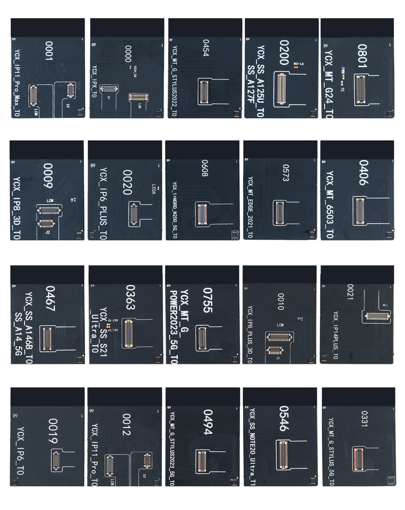 Encuentra la caja de prueba multifuncional YCX M8 para iPhone y teléfonos Android en Guatemala al mejor precio en mayorista de accesorios móviles.