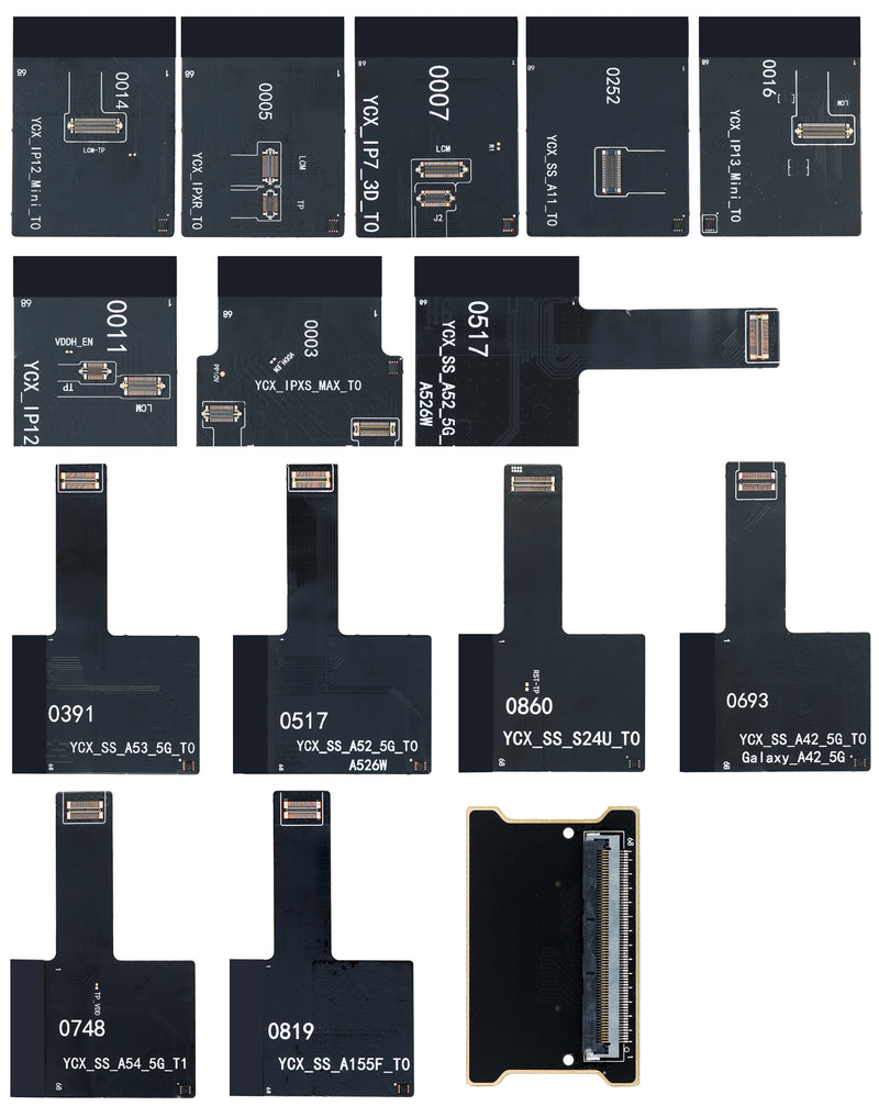Encuentra la caja de prueba multifuncional YCX M8 para iPhone y teléfonos Android en Guatemala al mejor precio en mayorista de accesorios móviles.