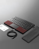 Teclado Harmonica Triple Fold negro, plegable, para reparación de teclados SlowBack.