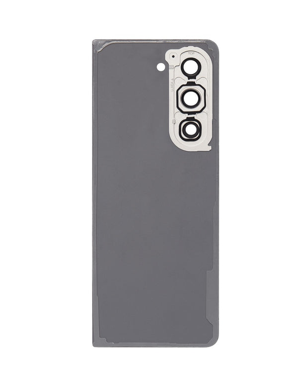 Compra la tapa trasera con lente de cámara original para Samsung Galaxy Z Fold 5 en Guatemala, disponible en color crema.