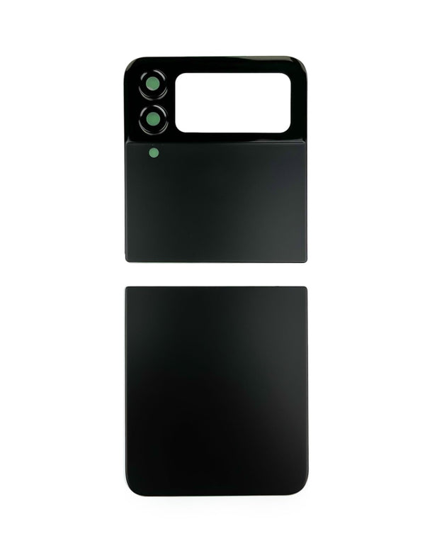 Encuentra tapas traseras para Samsung Galaxy Z Flip 4 F721 en Guatemala con este set de 2 piezas en color negro.