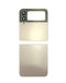 Encuentra tapas traseras para Samsung Galaxy Z Flip 4 F721 en Guatemala en venta al por mayor, disponibles en color dorado y sin logo.