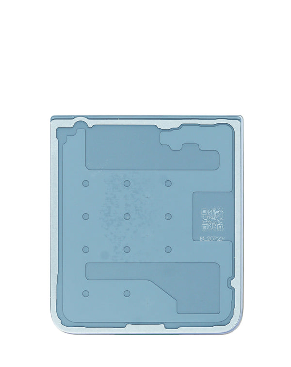 Tapa trasera con lente de cámara original Galaxy Z Flip 4 F721 (Azul Marino) para reparaciones en Guatemala.