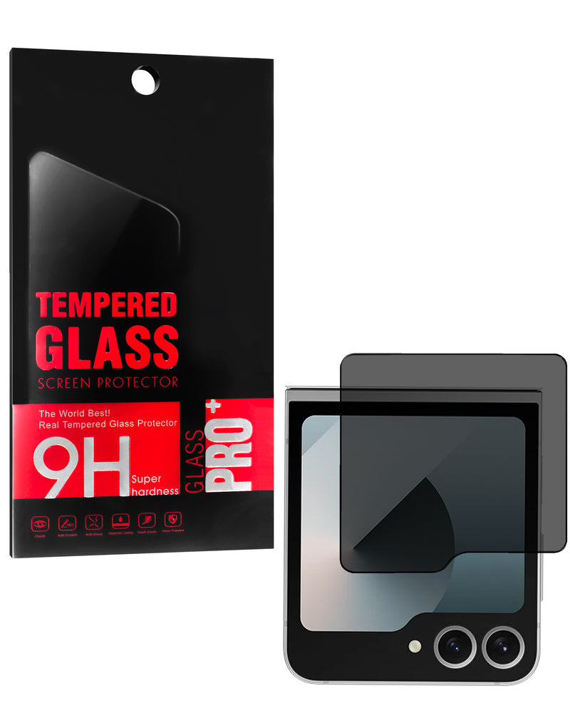 Vidrio templado privacy Galaxy Z Flip 6 / Z Flip 7 FE (2.5D / 1 Piece)