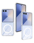 Funda transparente con carga inalámbrica para Samsung Galaxy Z Flip 7, disponible en Guatemala.