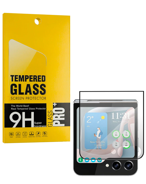 Protector de pantalla de vidrio templado claro para Galaxy Z Flip 7 en Guatemala - mayorista de accesorios Samsung en BajoPPLCD.