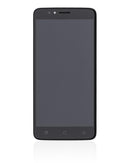 Pantalla LCD con marco para T-Mobile Revvl Plus (C3701A) Refurbished Negro
