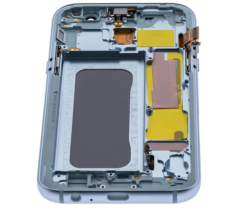 Pantalla OLED con marco para Samsung A5 (A520 / 2017) (Azul Neblina)