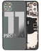 Tapa trasera para iPhone 11 Pro Max con componentes pequeños pre-instalados (Verde Medianoche)