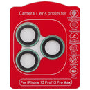 Protector de lente de camara Casper para iPhone 13 Pro / 13 Pro Max (Verde Alpino) (Transparente)