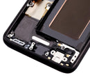 Pantalla OLED con marco para Samsung Galaxy S8 (Reacondicionado) (Negro Medianoche)