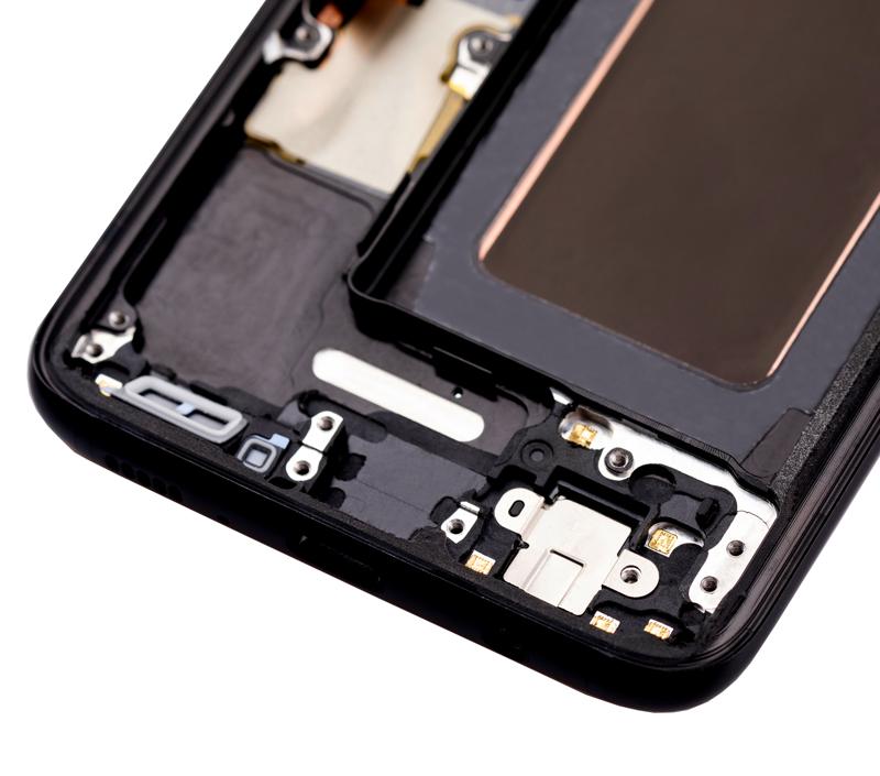 Pantalla OLED con marco para Samsung Galaxy S8 (Reacondicionado) (Negro Medianoche)