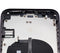 Tapa trasera para iPhone 11 con componentes pequenos pre-instalados (Negro)