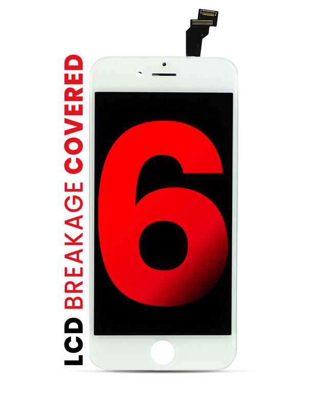 Pantalla LCD para iPhone 6 blanca