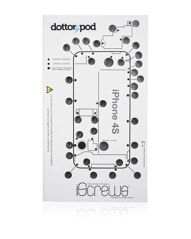 Alfombrilla de posicion de tornillos para iPhone 4S