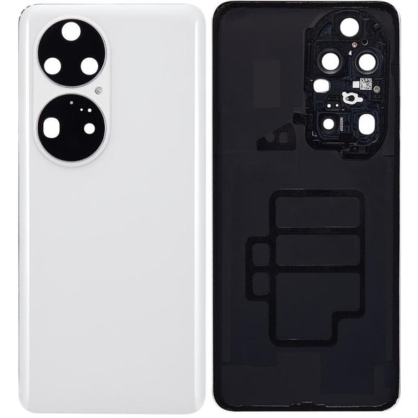Tapa trasera con lente de camara para Huawei P50 Pro (Blanco Perla)