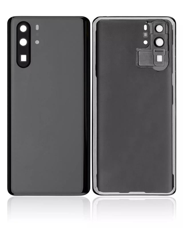 Tapa trasera con lente de camara para Huawei P30 Pro (Negro)