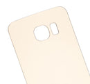 Tapa trasera de vidrio para Samsung Galaxy S6 Edge (Sin logo) (Dorado)