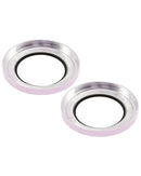 Protector de lente de camara Casper para iPhone 15 / 15 Plus (Rosa) (Transparente)