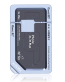 Plataforma de reballing para marco metalico medio para iPhone X / XS / XS Max (Qianli)