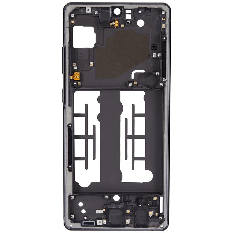 Marco intermedio para Samsung Galaxy A71 5G UW (Prism Crush Black)