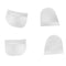 Conjunto de botones para control de PlayStation 5 (Set de 16 piezas) (Blanco)