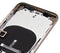 Tapa trasera para iPhone XS con componentes pequenos pre-instalados (Dorado)