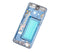 Carcasa intermedia para Samsung Galaxy S9 (con componentes pequeños) (Marco azul coral)
