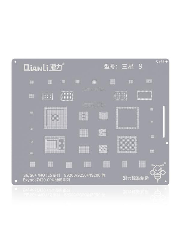 Stencil Bumblebee (QS48) para Samsung S6 / S6 Plus / Note 5 (Exynos7420) CPU Serie Universal (Qianli)