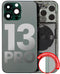 Tapa trasera para iPhone 13 Pro con componentes - Verde Alpino