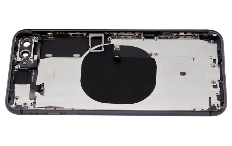Tapa trasera para iPhone 8 Plus con componentes pequenos preinstalados (Gris Espacial)