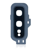 Lente de camara trasera con aro de cubierta para Samsung Galaxy S10E (Prism Black)
