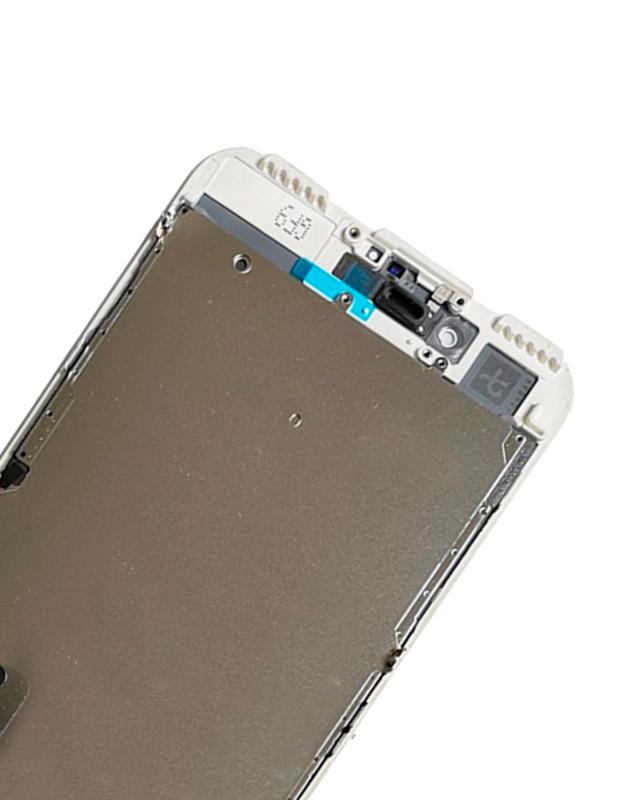 Pantalla LCD para iPhone 7 Plus con placa de metal (Blanco)