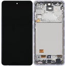 Pantalla OLED para Samsung A72 con marco (Awesome Violet)